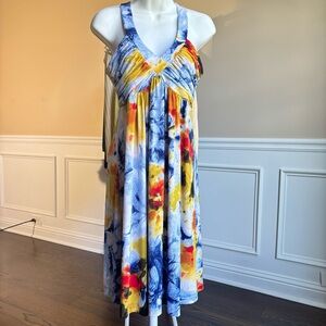 Calvin Klein Blue Floral Sundress